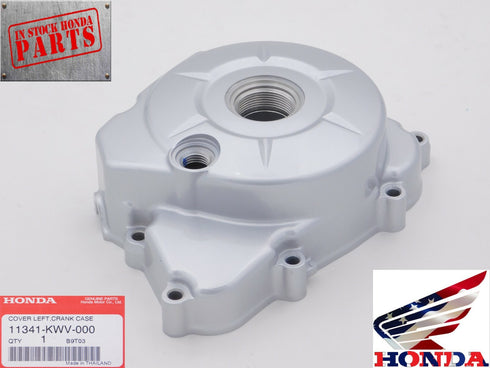 Honda Left Crankcase Stator Cover 2013-2025 CRF110F Genuine OEM 11341-KWV-00